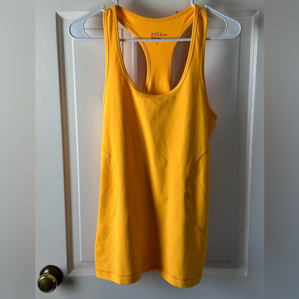 Zella Women's Yellow Tank Top